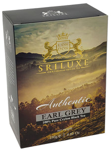 SRILUXE - Premium Quality Ceylon Earl Grey Tea Loose Leaves Tea Exquisite Taste and Aroma | Powerful Anti-OXIDANTS | Brew as Hot, Iced or Kombucha Tea