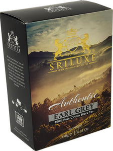 SRILUXE - Premium Quality Ceylon Earl Grey Tea Loose Leaves Tea Exquisite Taste and Aroma | Powerful Anti-OXIDANTS | Brew as Hot, Iced or Kombucha Tea