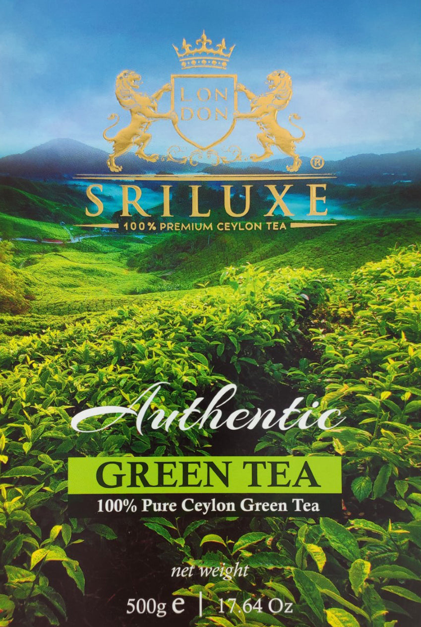 SRILUXE - Premium Quality Ceylon Green Tea Loose Leaf Sri Lankan Luxury Tea | Exquisite Taste & Aroma | Freshly Harvested 100% Natural Tea | Detox Tea High in Antioxidants