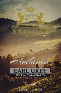 SRILUXE - Premium Quality Ceylon Earl Grey Tea Loose Leaves Tea Exquisite Taste and Aroma | Powerful Anti-OXIDANTS | Brew as Hot, Iced or Kombucha Tea