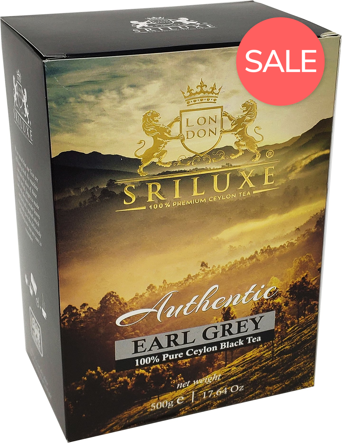 SRILUXE - Premium Quality Ceylon Earl Grey Tea Loose Leaves Tea Exquisite Taste and Aroma | Powerful Anti-OXIDANTS | Brew as Hot, Iced or Kombucha Tea