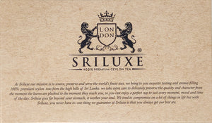 SRILUXE - Premium Quality Ceylon Organic Green Tea Bags | Sri Lankan Luxury Tea