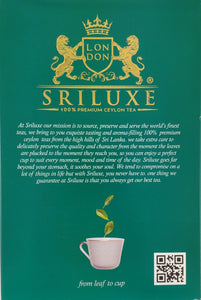 SRILUXE - Premium Quality Ceylon Green Tea Loose Leaf Sri Lankan Luxury Tea | Exquisite Taste & Aroma | Freshly Harvested 100% Natural Tea | Detox Tea High in Antioxidants